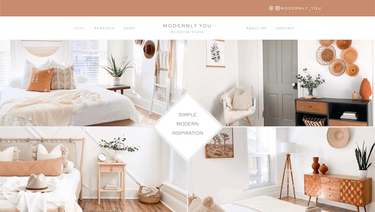 Modernly You — website designed and built by Pyxl Design