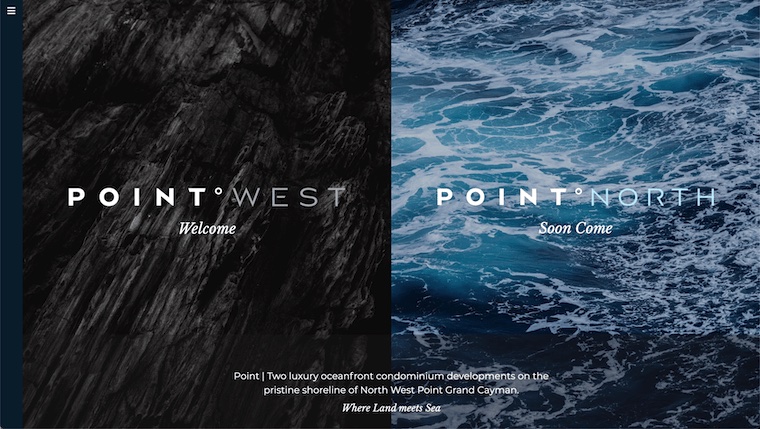 Point West — website designed and built by Pyxl Design